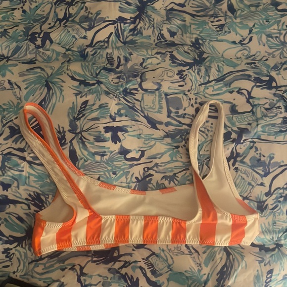 Solid and Striped Orange and white top and navy bottoms *DIFFERENT COLOR* - Picture 7 of 7